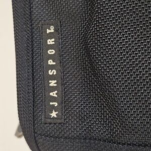 Jansport Nylon Zippered Organizational Pouch, Black